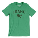Idaho Pickleball Men/Unisex T-Shirt-Heather Kelly-Allegiant Goods Co. Vintage Sports Apparel