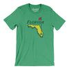 Florida Golf Men/Unisex T-Shirt-Heather Kelly-Allegiant Goods Co. Vintage Sports Apparel