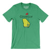 Georgia Golf Men/Unisex T-Shirt-Heather Kelly-Allegiant Goods Co. Vintage Sports Apparel