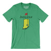 Indiana Golf Men/Unisex T-Shirt-Heather Kelly-Allegiant Goods Co. Vintage Sports Apparel
