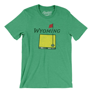 Wyoming Golf Men/Unisex T-Shirt-Allegiant Goods Co. Vintage Sports Apparel