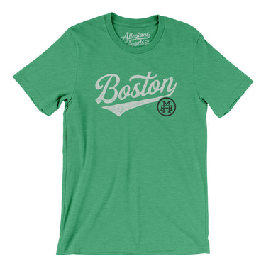 Boston Vintage Script Men/Unisex T-Shirt-Allegiant Goods Co. Vintage Sports Apparel