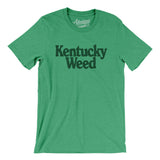 Kentucky Weed Men/Unisex T-Shirt-Heather Kelly-Allegiant Goods Co. Vintage Sports Apparel