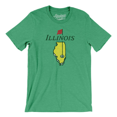 Illinois Golf Men/Unisex T-Shirt-Allegiant Goods Co. Vintage Sports Apparel
