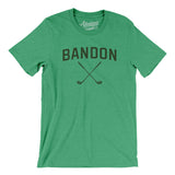 Bandon Golf Men/Unisex T-Shirt-Heather Kelly-Allegiant Goods Co. Vintage Sports Apparel
