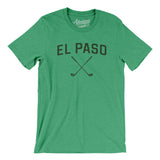 El Paso Golf Men/Unisex T-Shirt-Heather Kelly-Allegiant Goods Co. Vintage Sports Apparel