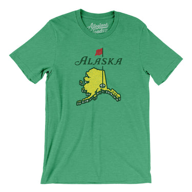 Alaska Golf Men/Unisex T-Shirt-Allegiant Goods Co. Vintage Sports Apparel