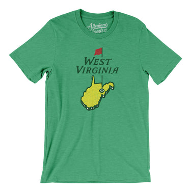 West Virginia Golf Men/Unisex T-Shirt-Allegiant Goods Co. Vintage Sports Apparel