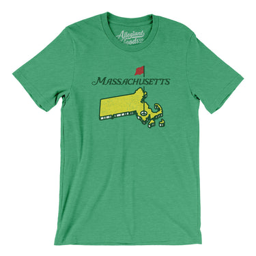 Massachusetts Golf Men/Unisex T-Shirt-Allegiant Goods Co. Vintage Sports Apparel