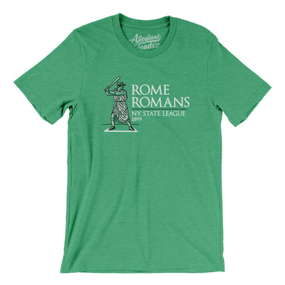 Rome Romans Men/Unisex T-Shirt-Heather Kelly-Allegiant Goods Co. Vintage Sports Apparel