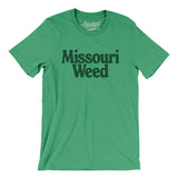 Missouri Weed Men/Unisex T-Shirt-Heather Kelly-Allegiant Goods Co. Vintage Sports Apparel