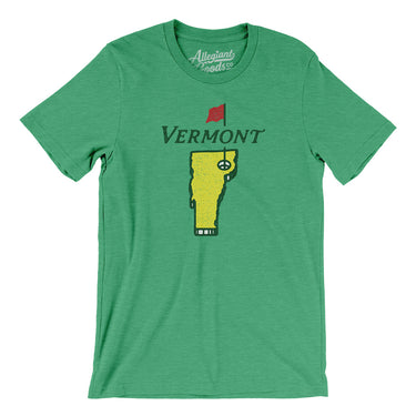 Vermont Golf Men/Unisex T-Shirt-Allegiant Goods Co. Vintage Sports Apparel