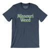 Missouri Weed Men/Unisex T-Shirt-Heather Navy-Allegiant Goods Co. Vintage Sports Apparel