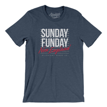 Sunday Funday New England Men/Unisex T-Shirt-Allegiant Goods Co. Vintage Sports Apparel