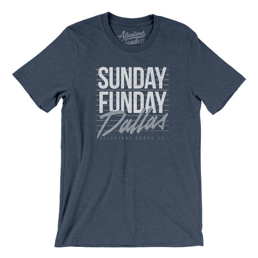 Sunday Funday Dallas Men/Unisex T-Shirt-Allegiant Goods Co. Vintage Sports Apparel