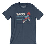 Taos New Mexico Men/Unisex T-Shirt-Heather Navy-Allegiant Goods Co. Vintage Sports Apparel