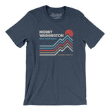 Mount Washington New Hampshire Men/Unisex T-Shirt-Heather Navy-Allegiant Goods Co. Vintage Sports Apparel