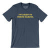 I've Been To North Dakota Men/Unisex T-Shirt-Heather Navy-Allegiant Goods Co. Vintage Sports Apparel