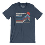 Mammoth Lakes California Men/Unisex T-Shirt-Heather Navy-Allegiant Goods Co. Vintage Sports Apparel