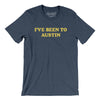 I've Been To Austin Men/Unisex T-Shirt-Heather Navy-Allegiant Goods Co. Vintage Sports Apparel