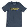 I've Been To Vermont Men/Unisex T-Shirt-Heather Navy-Allegiant Goods Co. Vintage Sports Apparel