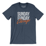 Sunday Funday Chicago Men/Unisex T-Shirt-Allegiant Goods Co. Vintage Sports Apparel