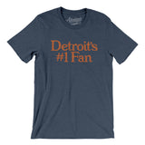 Detroit's Number 1 Fan Men/Unisex T-Shirt-Allegiant Goods Co. Vintage Sports Apparel