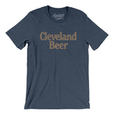 Cleveland Beer Men/Unisex T-Shirt-Heather Navy-Allegiant Goods Co. Vintage Sports Apparel