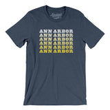 Ann Arbor Repeat Men/Unisex T-Shirt-Allegiant Goods Co. Vintage Sports Apparel