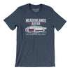 Meadowlands Arena Men/Unisex T-Shirt-Heather Navy-Allegiant Goods Co. Vintage Sports Apparel