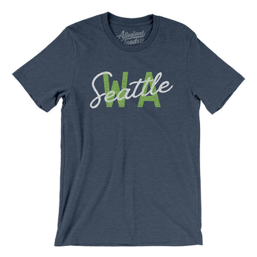 Seattle Wa Overprinted Men/Unisex T-Shirt-Allegiant Goods Co. Vintage Sports Apparel