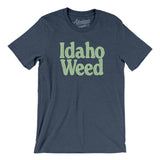 Idaho Weed Men/Unisex T-Shirt-Heather Navy-Allegiant Goods Co. Vintage Sports Apparel