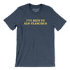 I've Been To San Francisco Men/Unisex T-Shirt-Heather Navy-Allegiant Goods Co. Vintage Sports Apparel