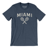 Miami Tennis in Heather Navy Color