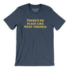 There's No Place Like West Virginia Men/Unisex T-Shirt-Heather Navy-Allegiant Goods Co. Vintage Sports Apparel
