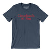 Cleveland's Number 1 Fan Men/Unisex T-Shirt-Heather Navy-Allegiant Goods Co. Vintage Sports Apparel