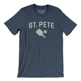 St. Pete Pickleball Men/Unisex T-Shirt-Heather Navy-Allegiant Goods Co. Vintage Sports Apparel