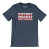 Victory Monday New England Men/Unisex T-Shirt-Heather Navy-Allegiant Goods Co. Vintage Sports Apparel