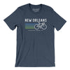 New Orleans Cycling Men/Unisex T-Shirt-Heather Navy-Allegiant Goods Co. Vintage Sports Apparel