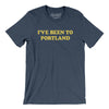 I've Been To Portland Men/Unisex T-Shirt-Heather Navy-Allegiant Goods Co. Vintage Sports Apparel