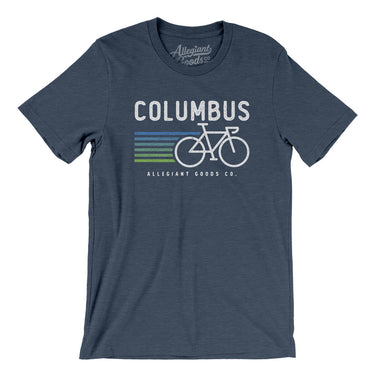 Columbus Cycling Men/Unisex T-Shirt-Allegiant Goods Co. Vintage Sports Apparel