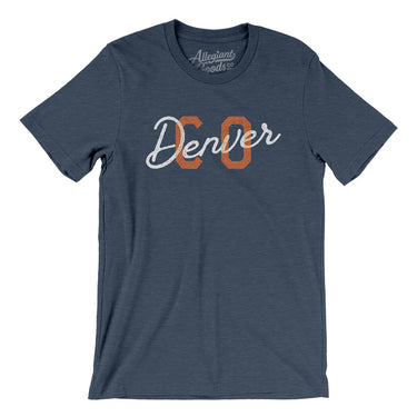 Denver Co Overprinted Men/Unisex T-Shirt-Allegiant Goods Co. Vintage Sports Apparel