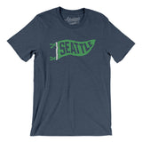 Seattle Pennant Men/Unisex T-Shirt-Allegiant Goods Co. Vintage Sports Apparel