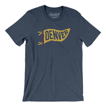 Denver Pennant Men/Unisex T-Shirt-Allegiant Goods Co. Vintage Sports Apparel