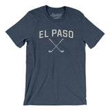 El Paso Golf Men/Unisex T-Shirt-Heather Navy-Allegiant Goods Co. Vintage Sports Apparel