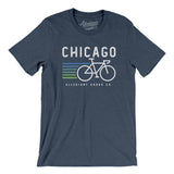Chicago Cycling Men/Unisex T-Shirt-Allegiant Goods Co. Vintage Sports Apparel