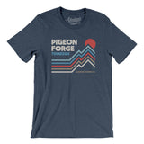 Pigeon Forge Tennessee Men/Unisex T-Shirt-Heather Navy-Allegiant Goods Co. Vintage Sports Apparel