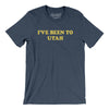 I've Been To Utah Men/Unisex T-Shirt-Heather Navy-Allegiant Goods Co. Vintage Sports Apparel