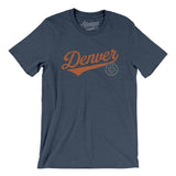 Denver Vintage Script Men/Unisex T-Shirt-Allegiant Goods Co. Vintage Sports Apparel