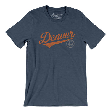 Denver Vintage Script Men/Unisex T-Shirt-Allegiant Goods Co. Vintage Sports Apparel